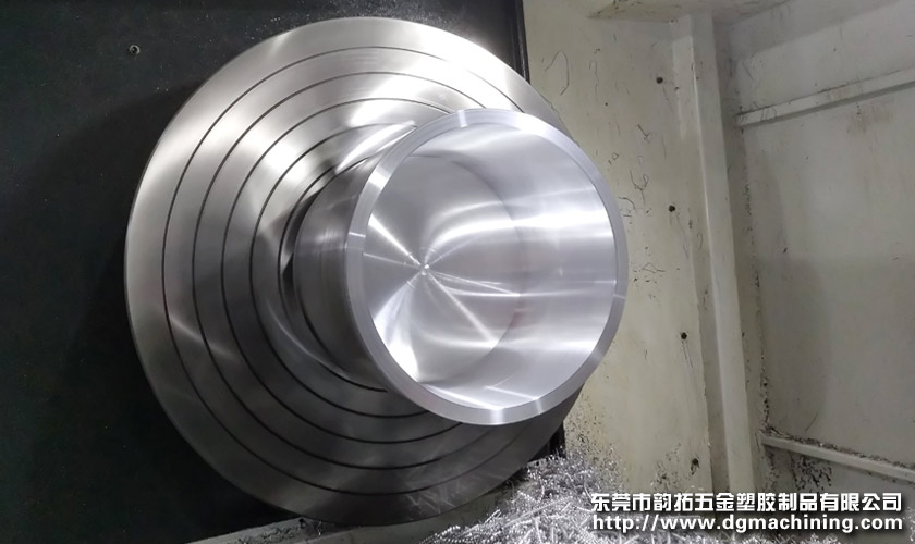 大口徑鋁件滾筒凹槽CNC車(chē)削加工定制